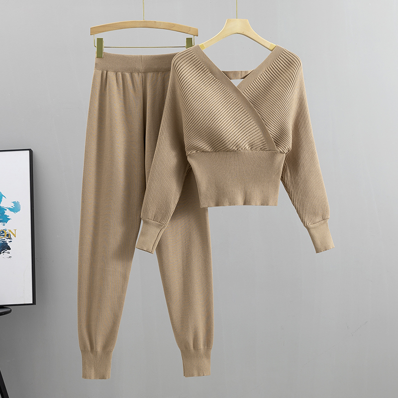 Elegant Tracksuit Sexy Two Pie - Women Formal Wear Tops 评论和价格