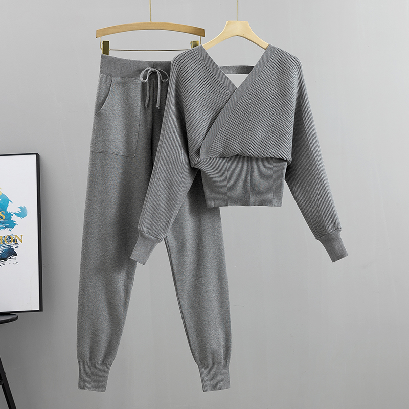 Elegant Tracksuit Sexy Two Pie - Women Formal Wear Tops 评论和价格