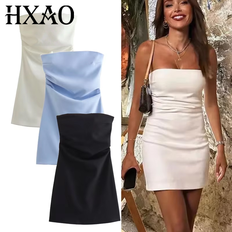 HXAO Dress Women Off Shoulder  - Women Formal Wear Zara 评论和价格