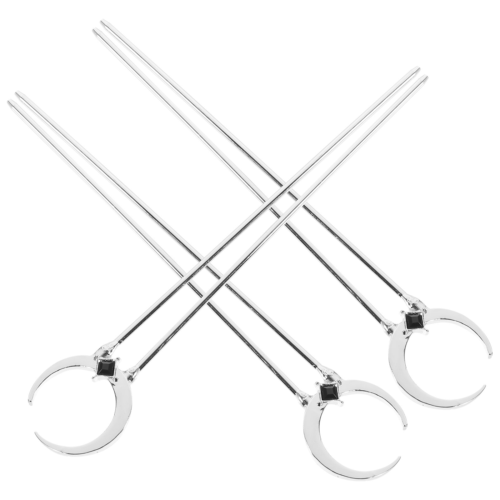 3Pcs Vintage Hair Bun Sticks M - Women Formal Wear Ideas 评论和价格