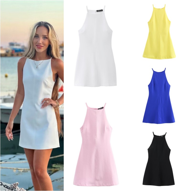 Interlock halter Dress ETJ 202 - Women Formal Wear Zara 评论和价格