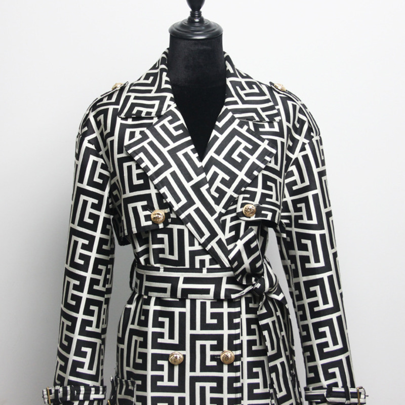 HKSH Spring Autumn New Women L - Trench Coat Formal 评论和价格