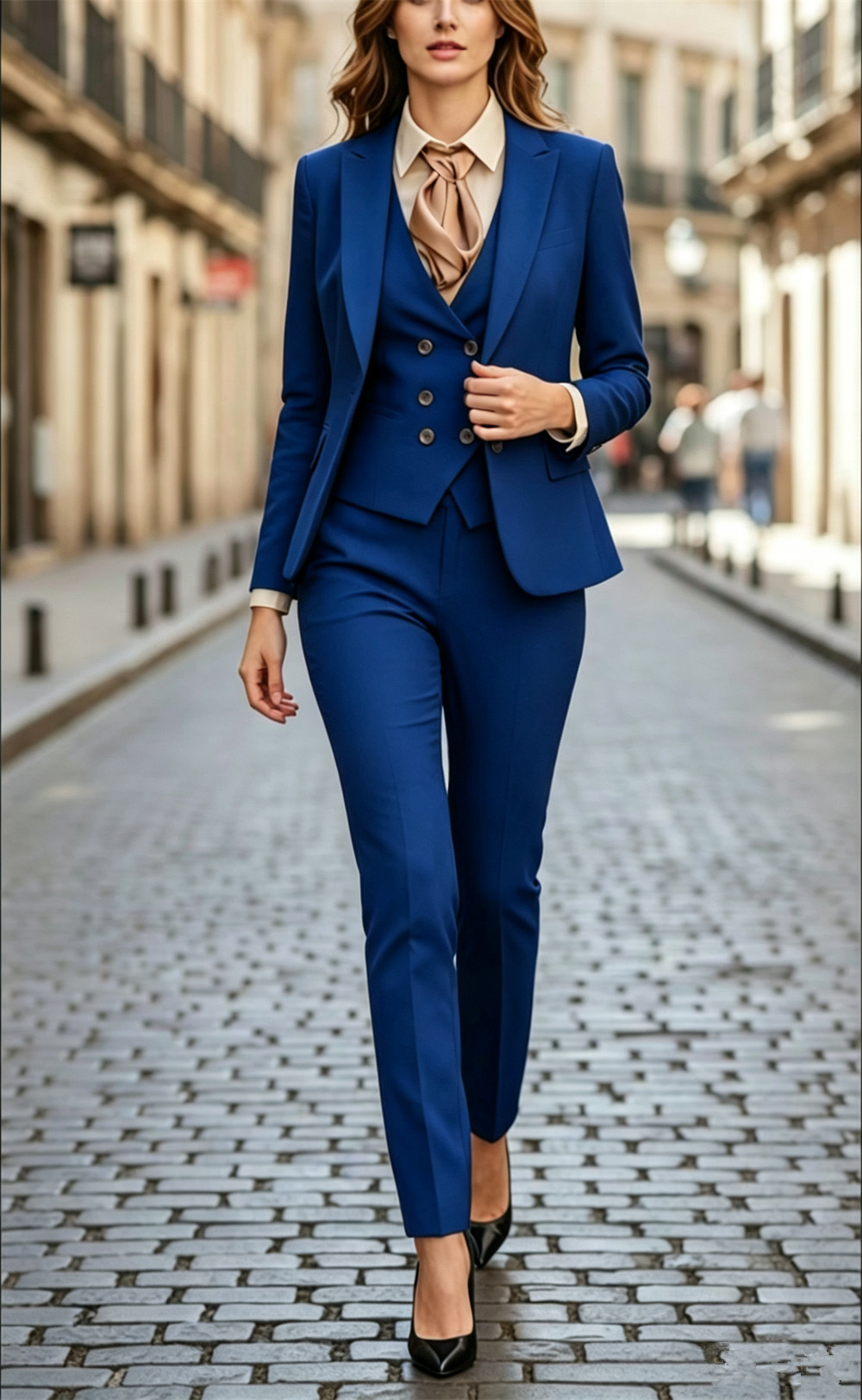 Women’s Black 3 Pieces Suit Se - Women'S Formal Wear Pantsuits 评论和价格