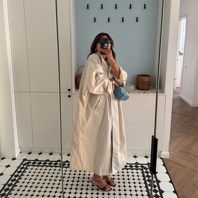 Women Casual Long Trench Coat  - Trench Coat Formal 评论和价格