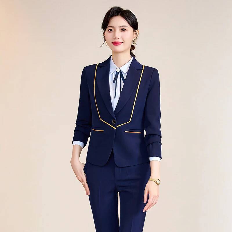 Ladies Office Work Wear Suits  - Women'S Formal Wear Pantsuits 评论和价格