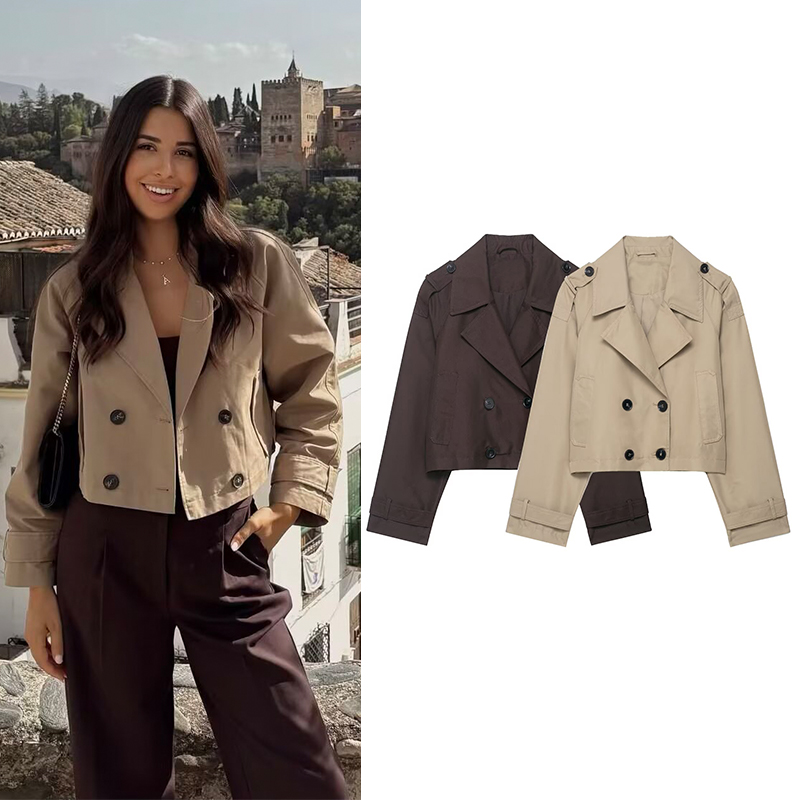 Women's Fashion Double Breaste - Trench Coat Formal 评论和价格