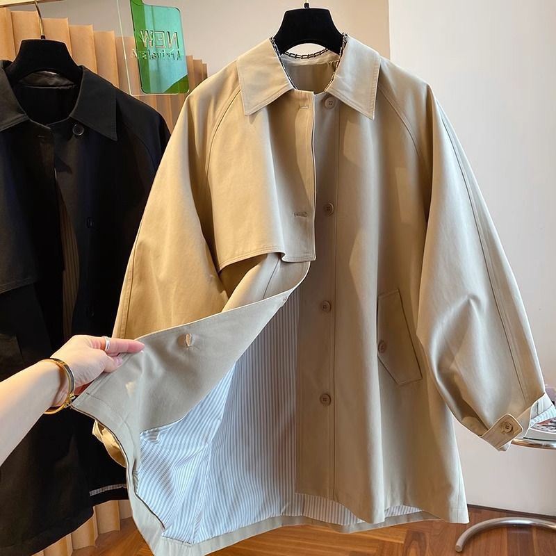 New High-end British Style Wor - Trench Coat Formal 评论和价格