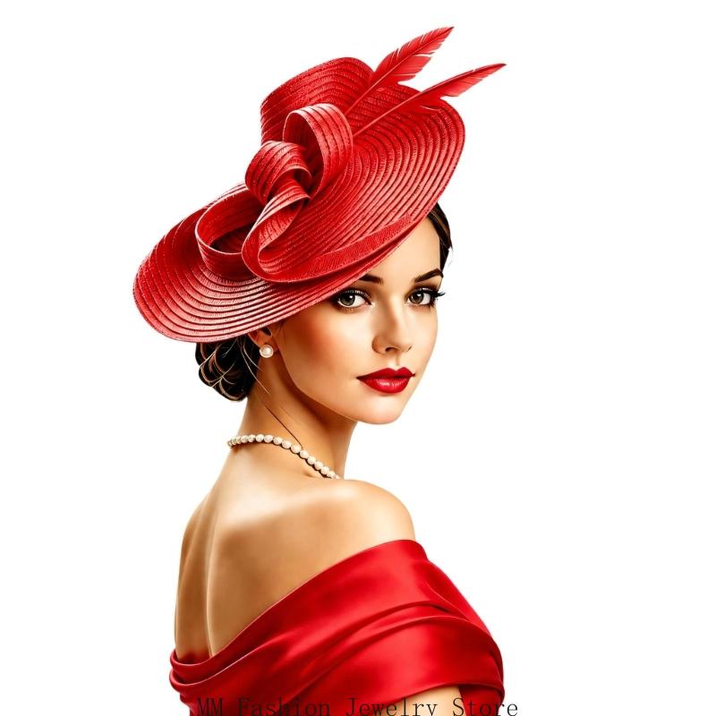 Wedding Fascinator Hat for Wom - Women Formal Wear Look 评论和价格