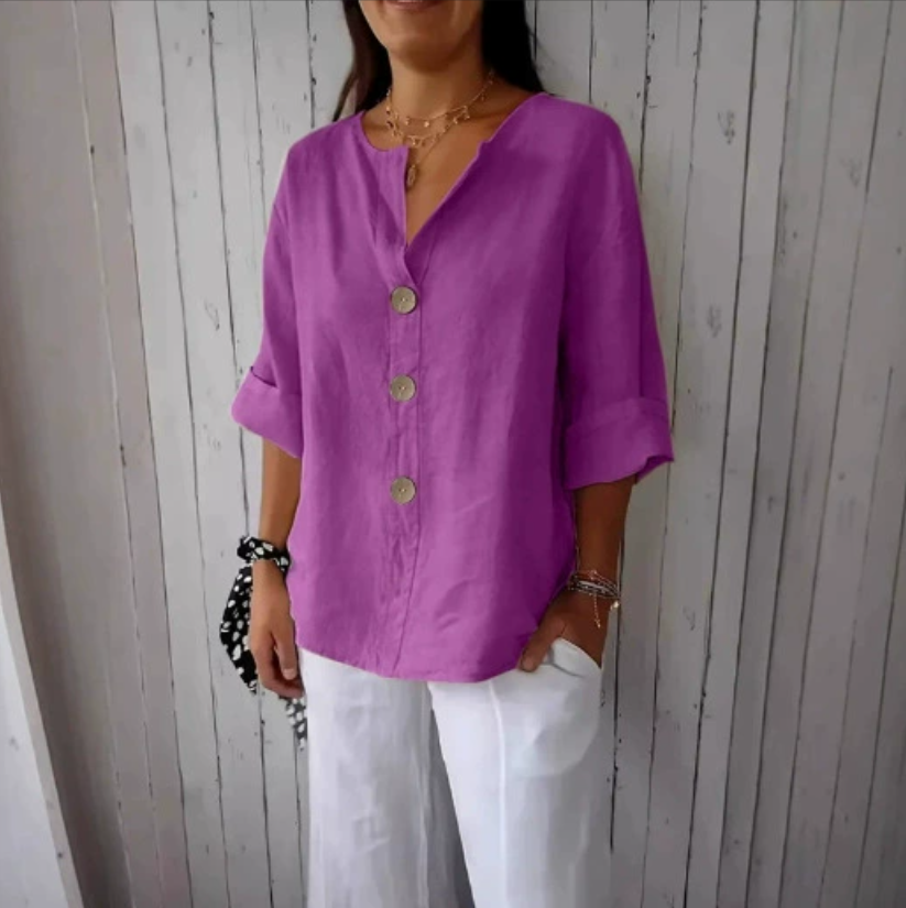 Plus Size Loose Shirt&Blouses  - Women Formal Wear Tops 评论和价格