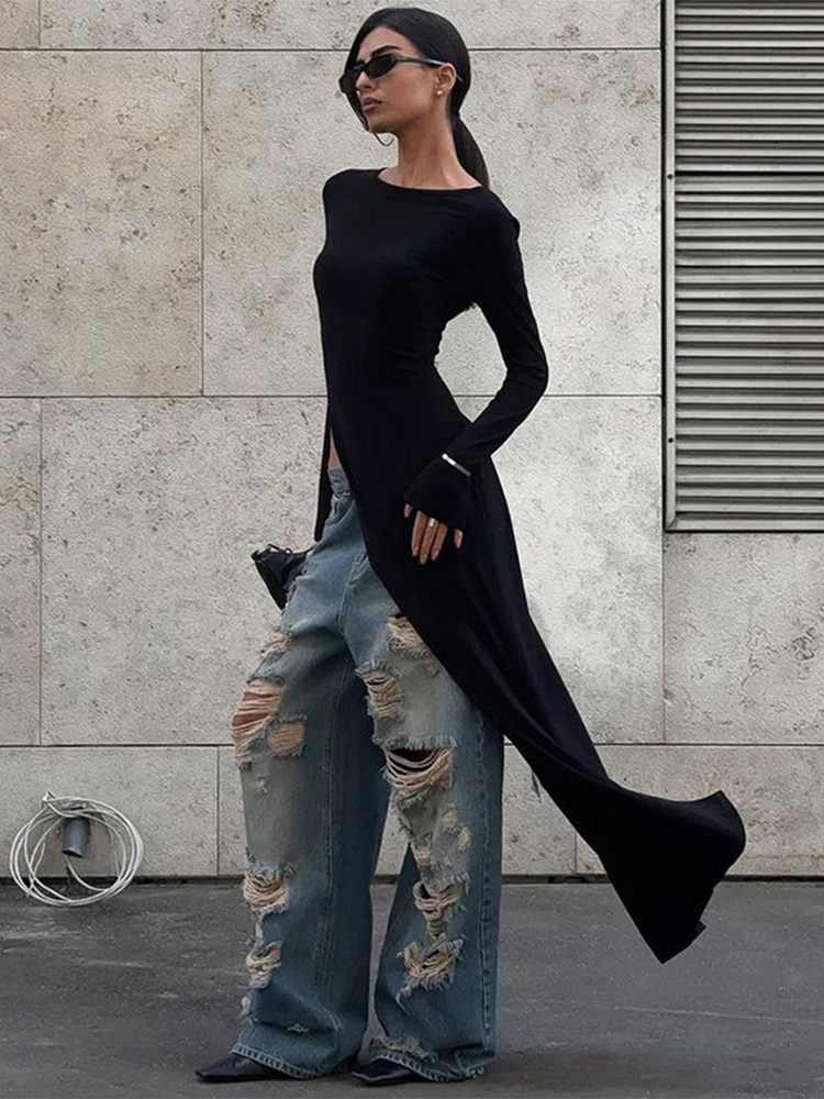 Trendix Black Asymmetrical Max - Women Formal Wear Zara 评论和价格