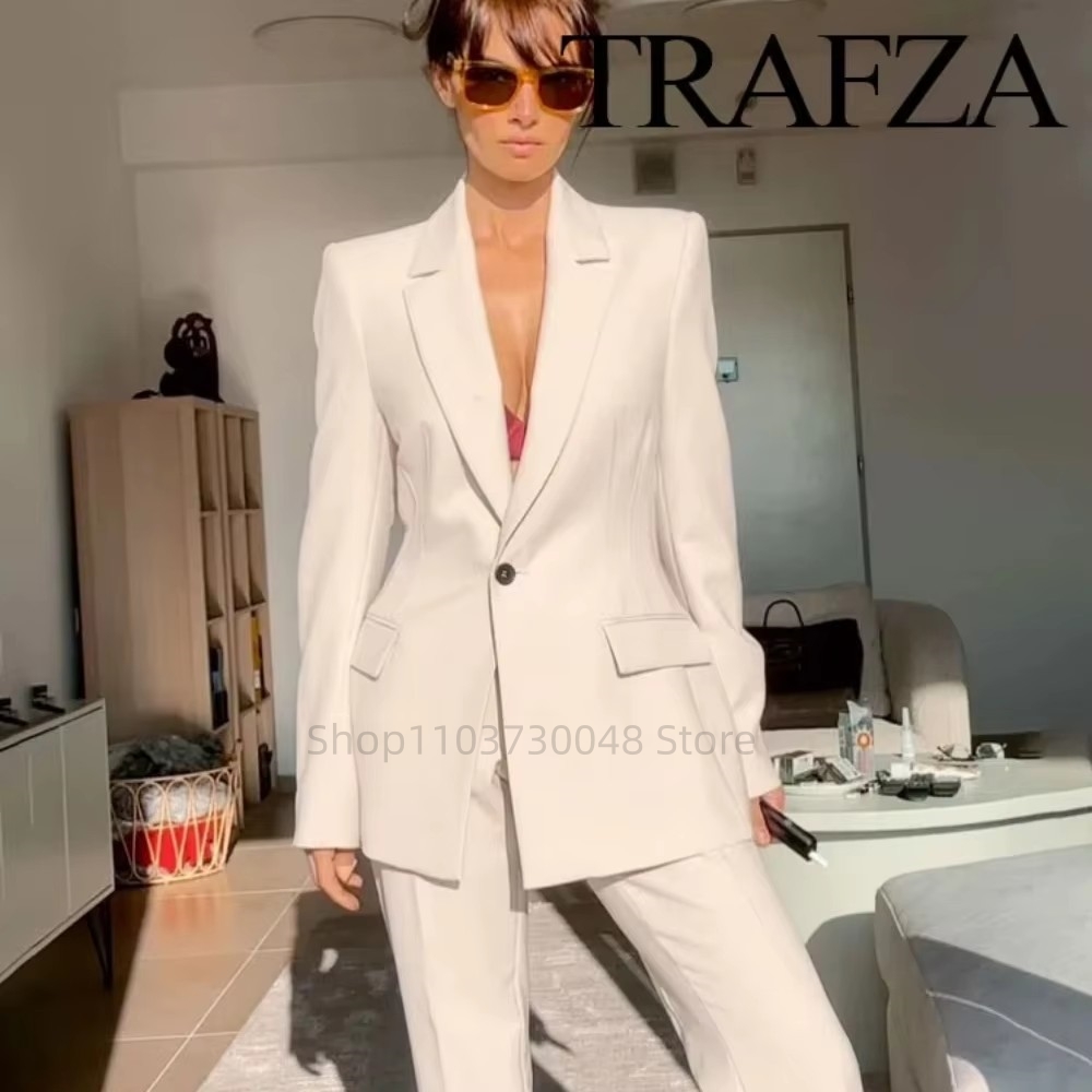 Fashion Office Ladies Blazer a - Women Formal Wear Business 评论和价格